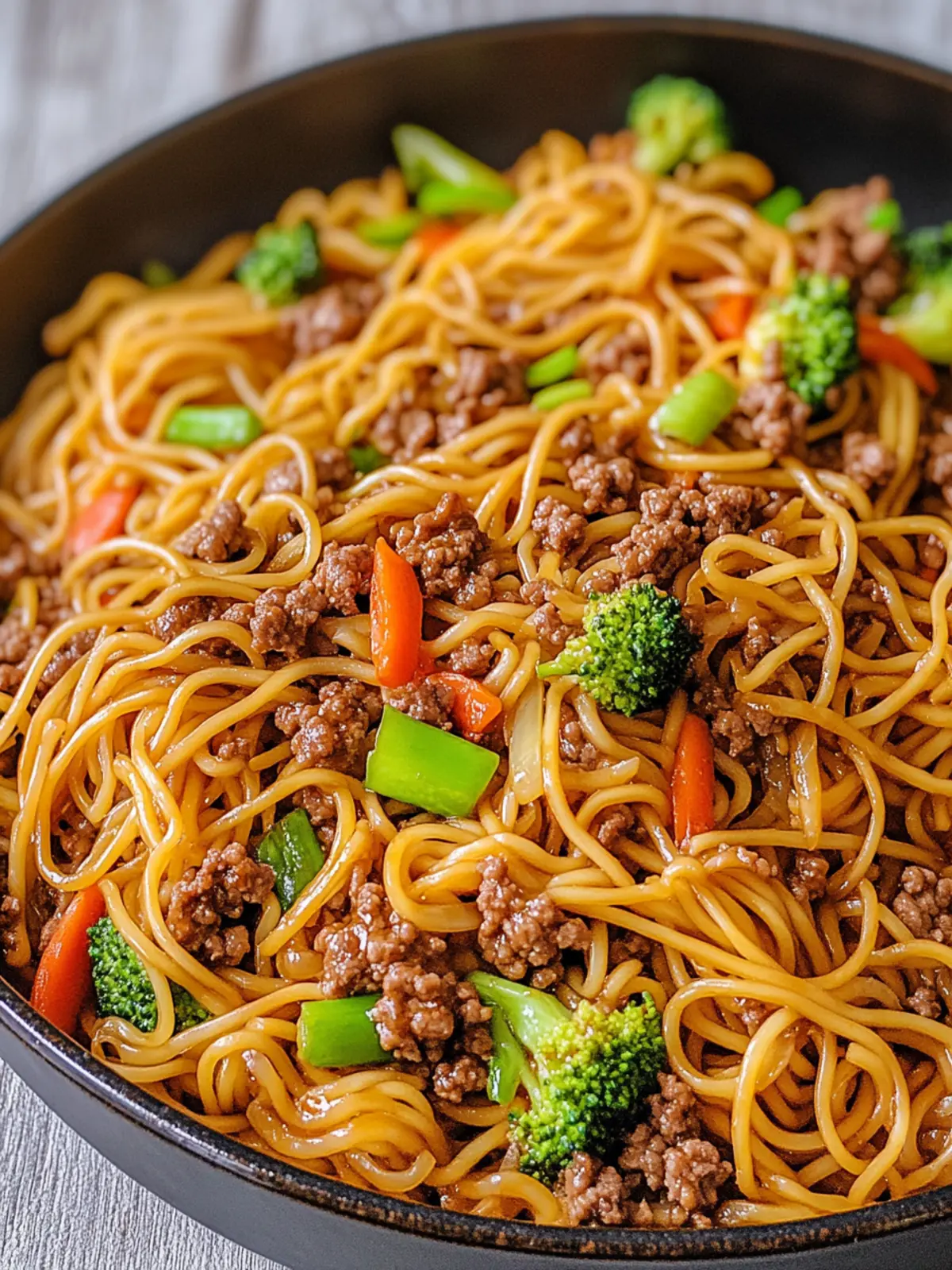 Savor Quick Ground Beef Lo Mein for Your Weeknight Feast 3 Ground Beef Lo Mein