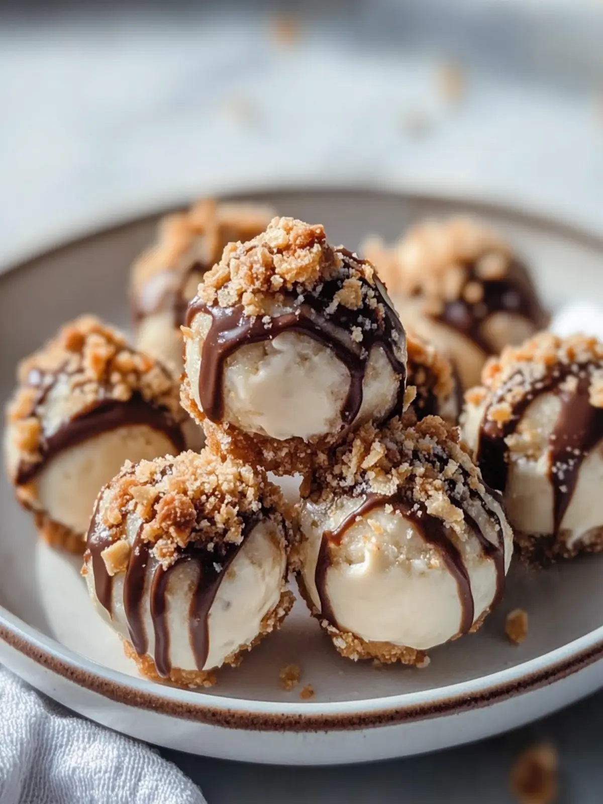 No-Bake Peanut Butter Cheesecake Balls