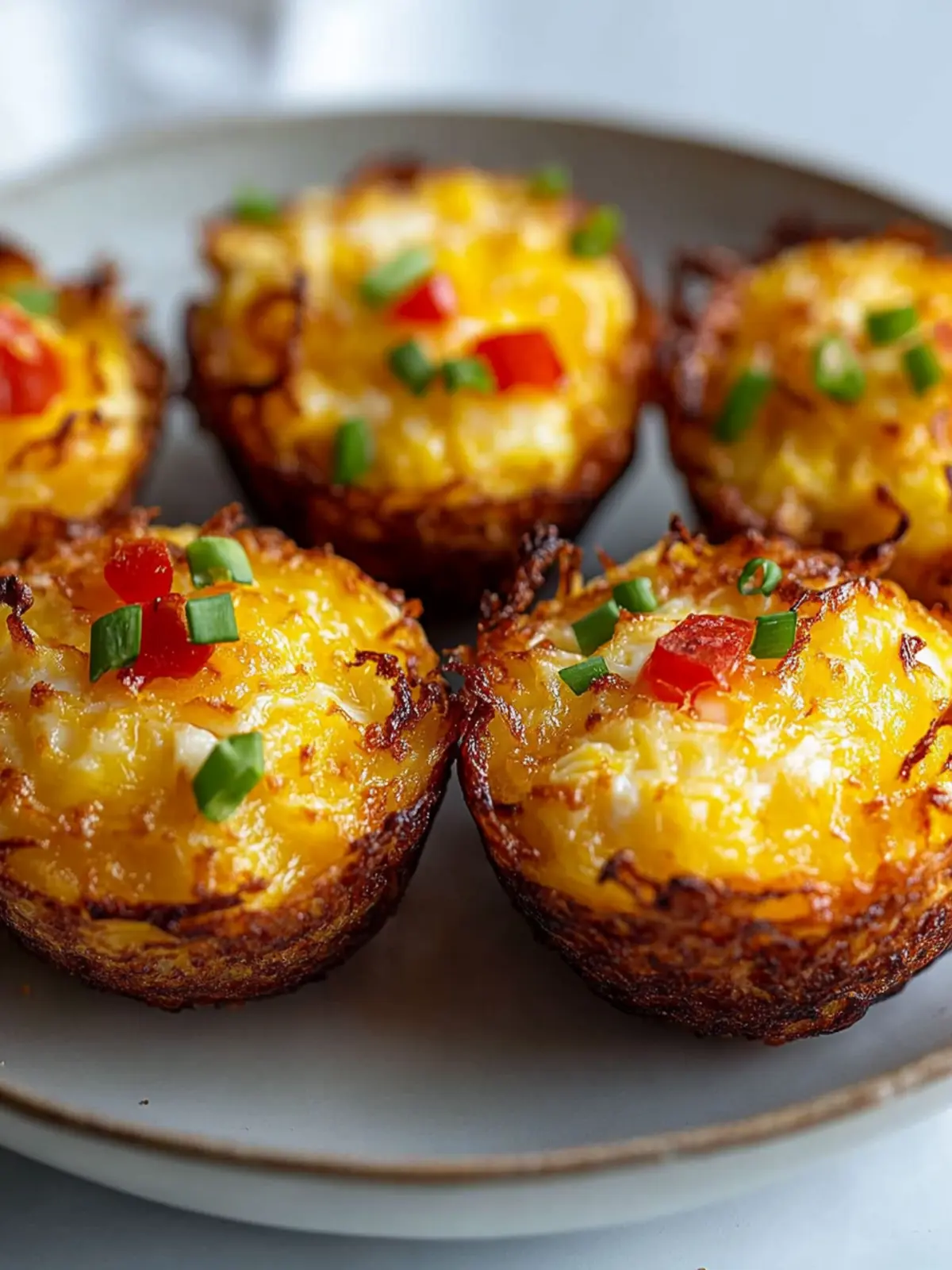 Golden Hash Brown Egg Muffins