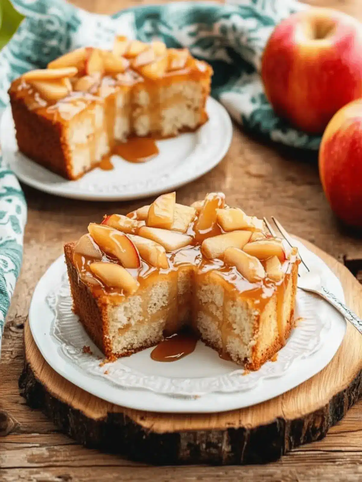 Apple Cake with Caramel Sauce: Cozy Up with Fall Flavors 3 Apple Cake with Caramel Sauce