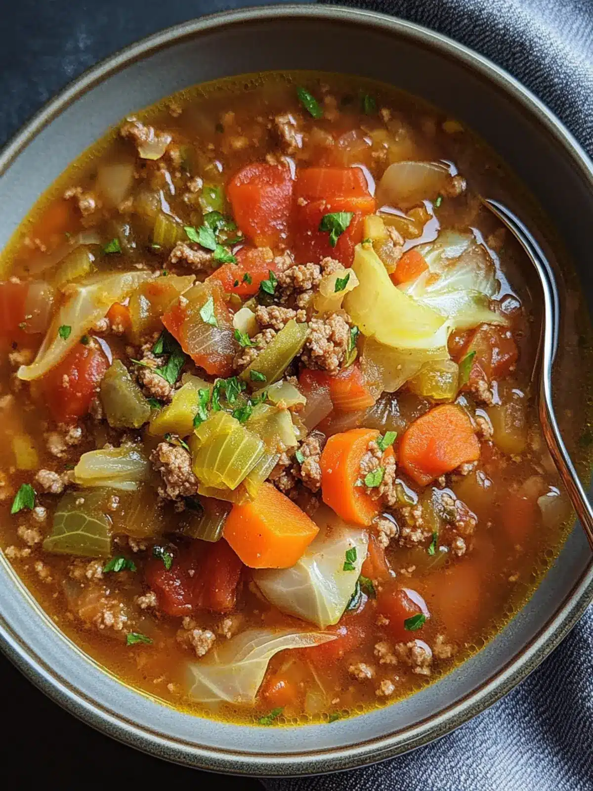 Hearty Cabbage Soup with Ground Beef for Cozy Nights 2 Cabbage Soup with Ground Beef