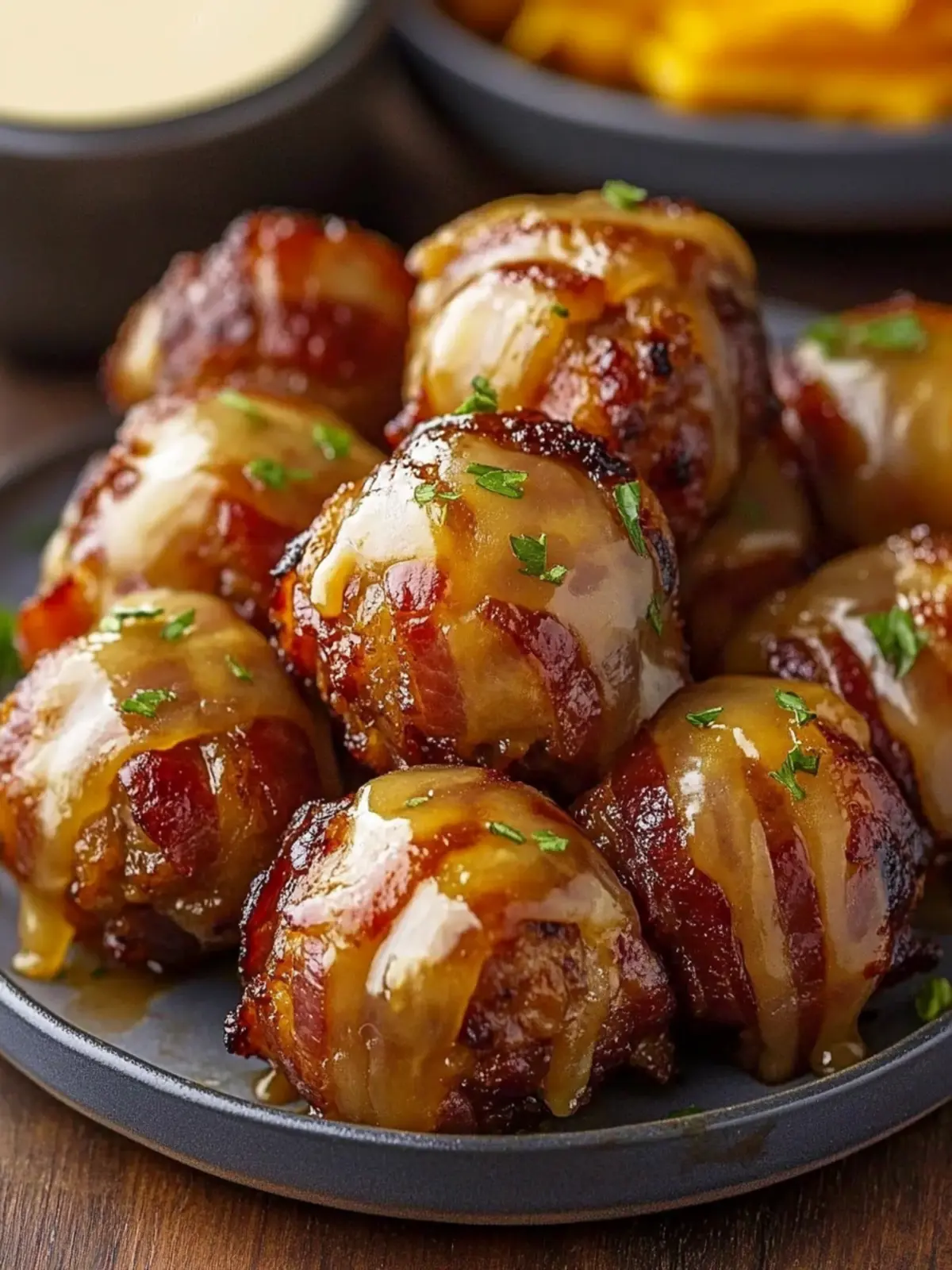 Cheddar-Stuffed BBQ Bacon Bombs for Ultimate Flavor Lovers 3 Cheddar-Stuffed BBQ Bacon Bombs