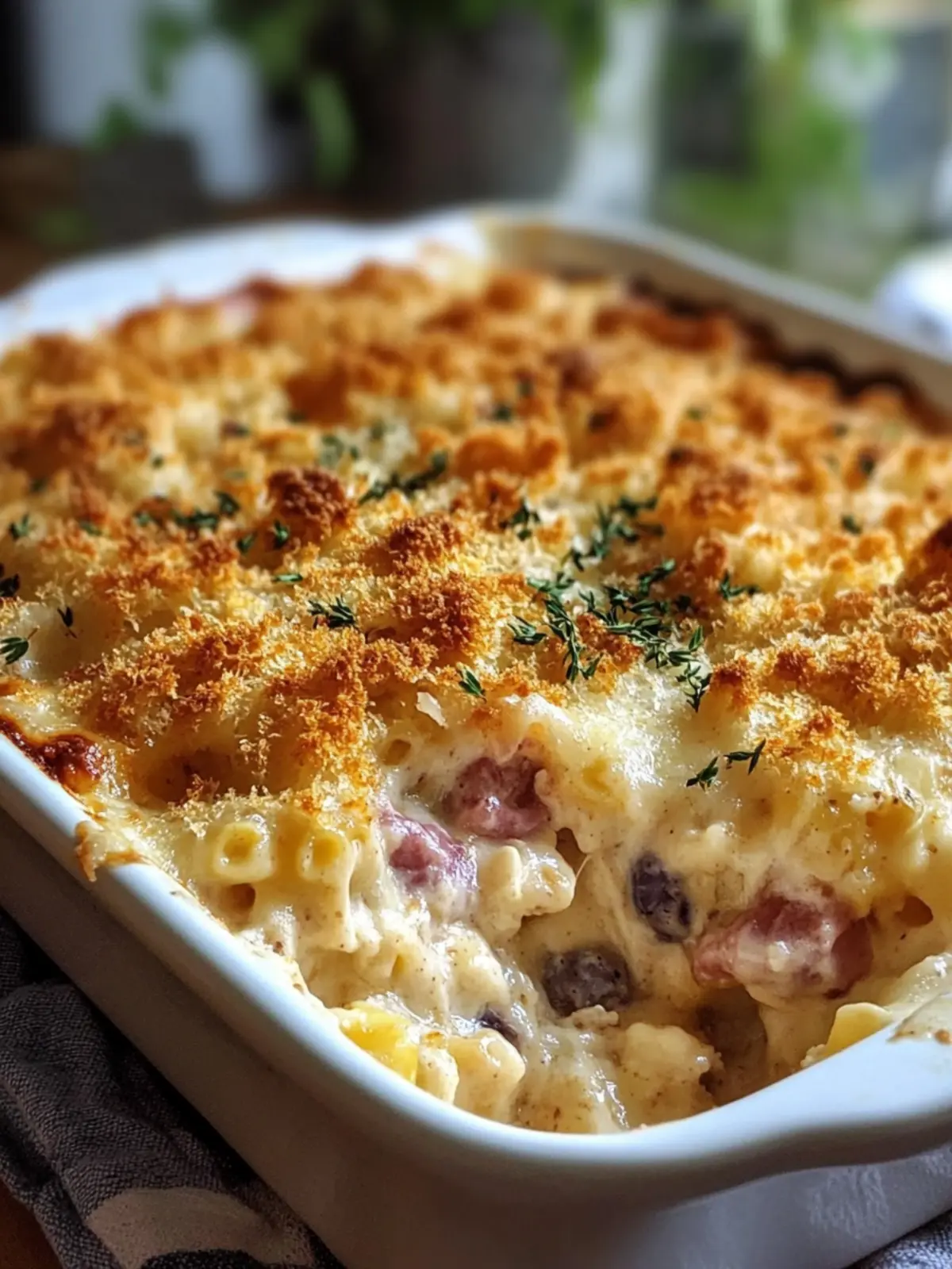 Chicken Cordon Bleu Casserole