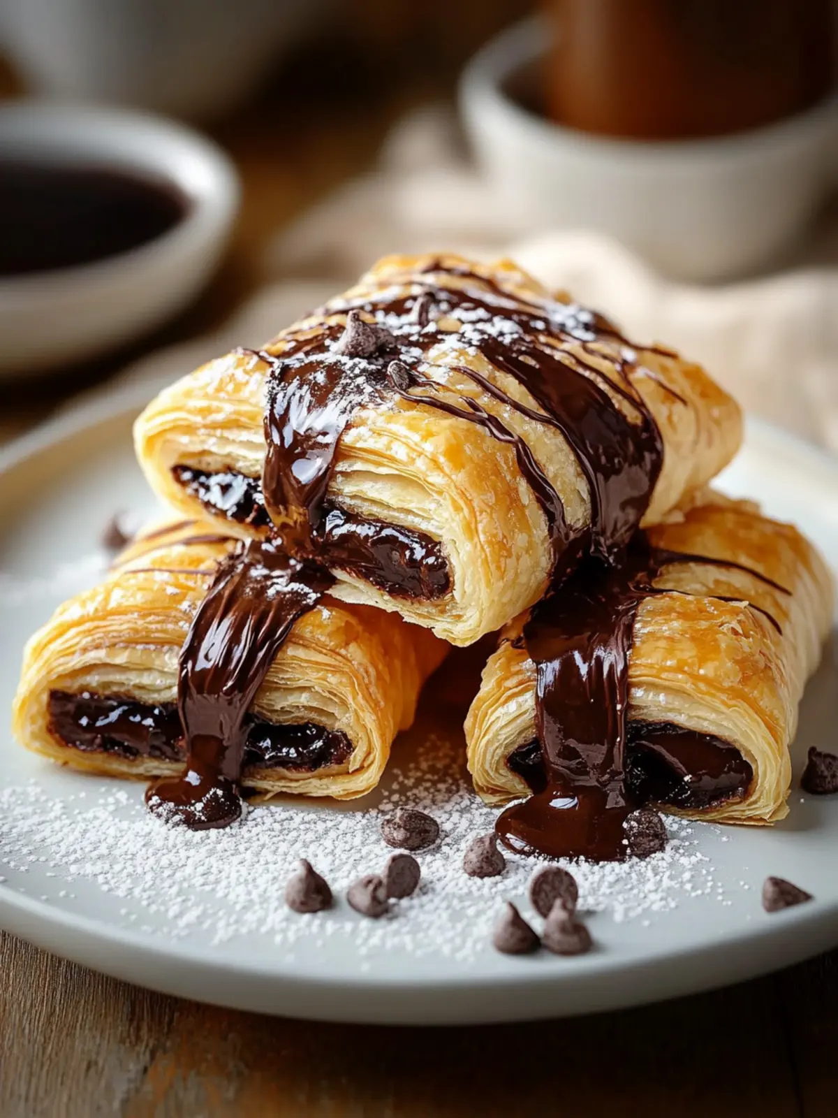 Delicious Chocolate Puff Pastry