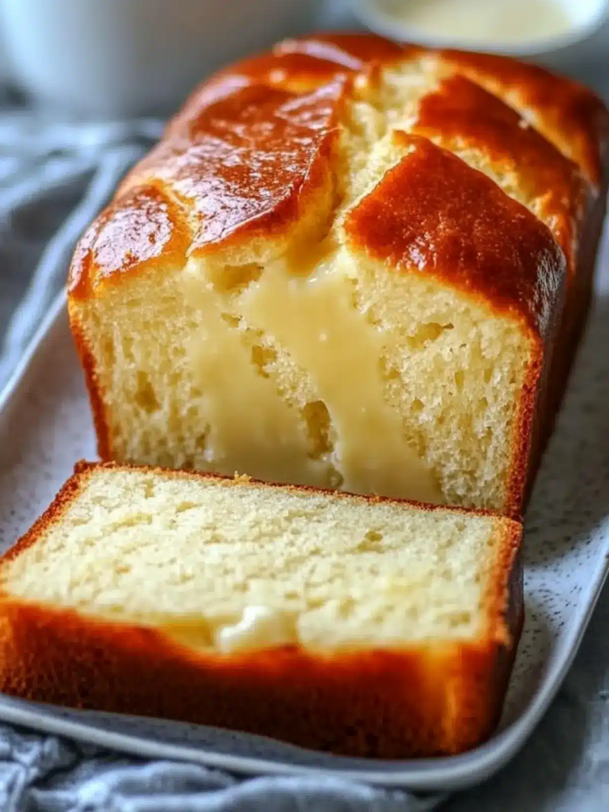 Golden-Brown Keto Sweetened Condensed Milk Bread Bliss 4 Golden-Brown Keto Sweetened Condensed Milk Bread with a Soft, Fluffy Crumb