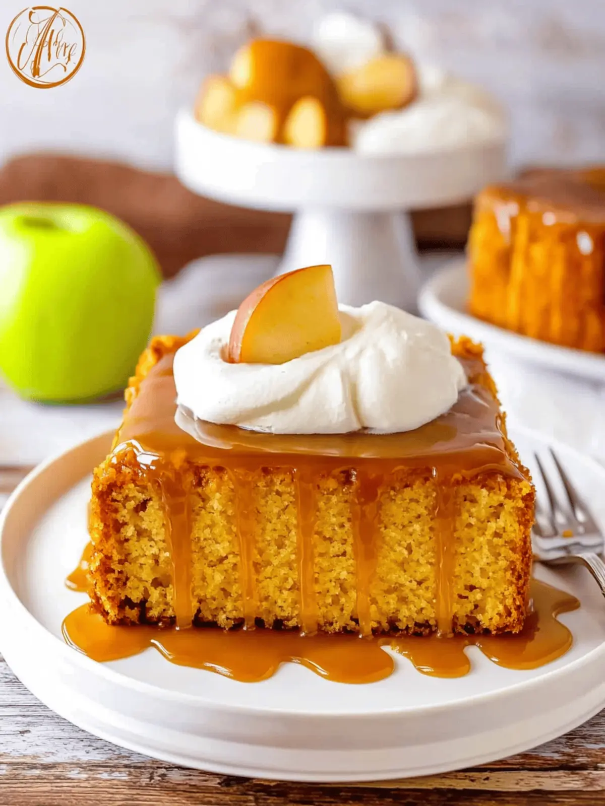 Irresistible Caramel Apple Cake That'll Warm Your Heart 3 Caramel Apple Cake