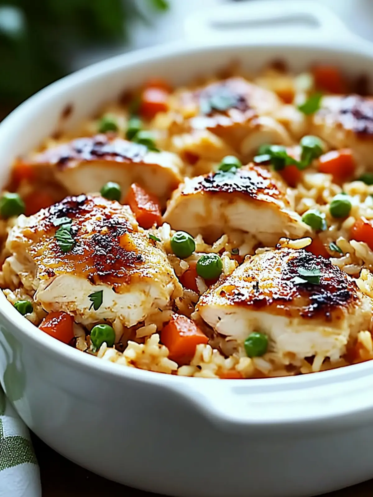 One-Pot Chicken and Rice Casserole for Effortless Comfort Cooking
