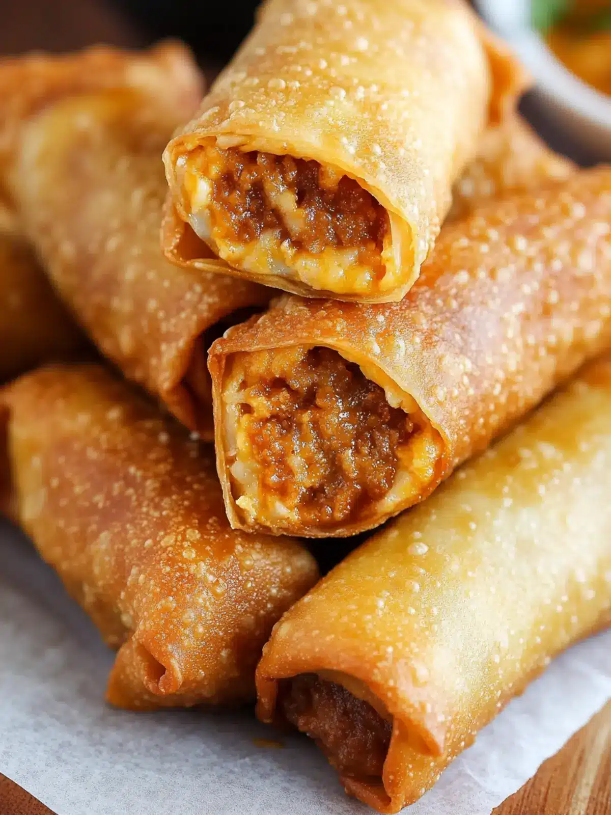 Nacho Egg Rolls