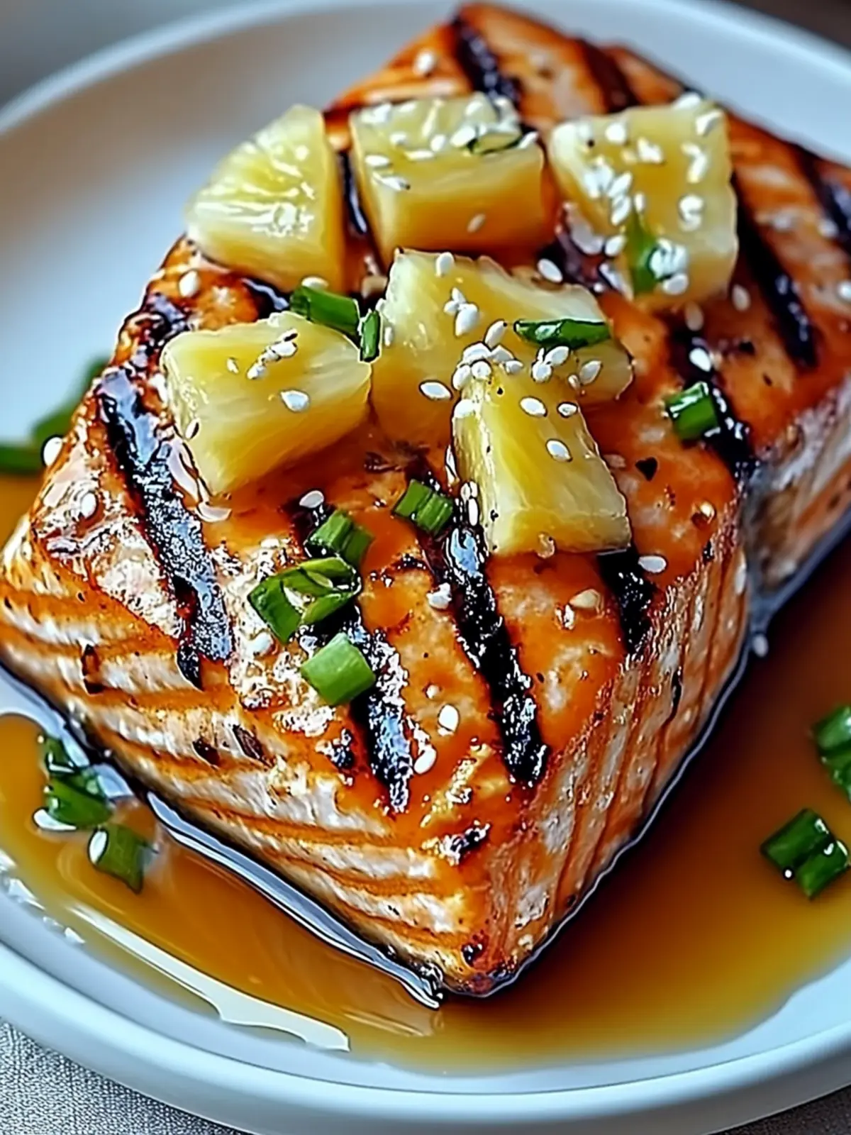 Honey Pineapple Salmon: A Sweet Twist on Grilled Perfection