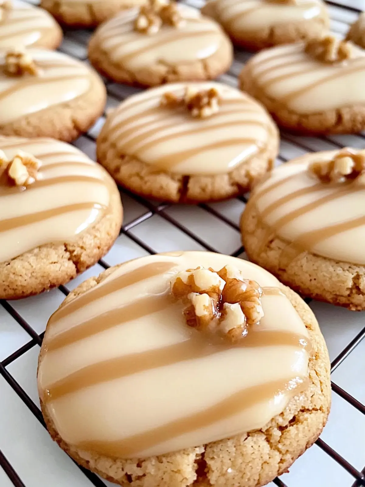 Maple Cookies with Maple Icing