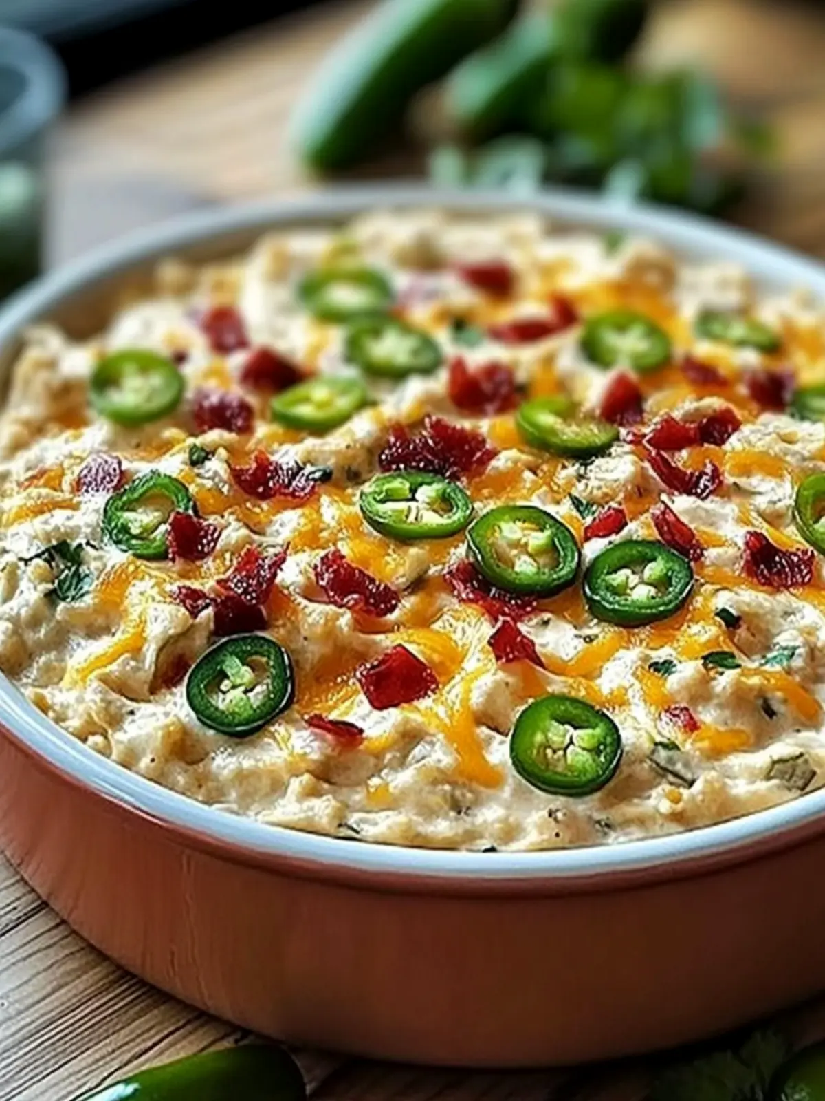 Creamy and Spicy Jalape o Popper Dip