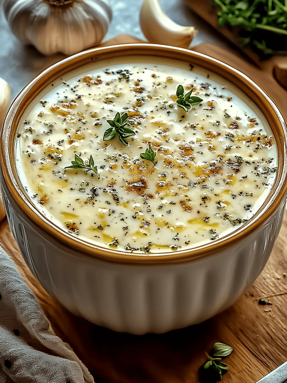 White Garlic Pizza Sauce