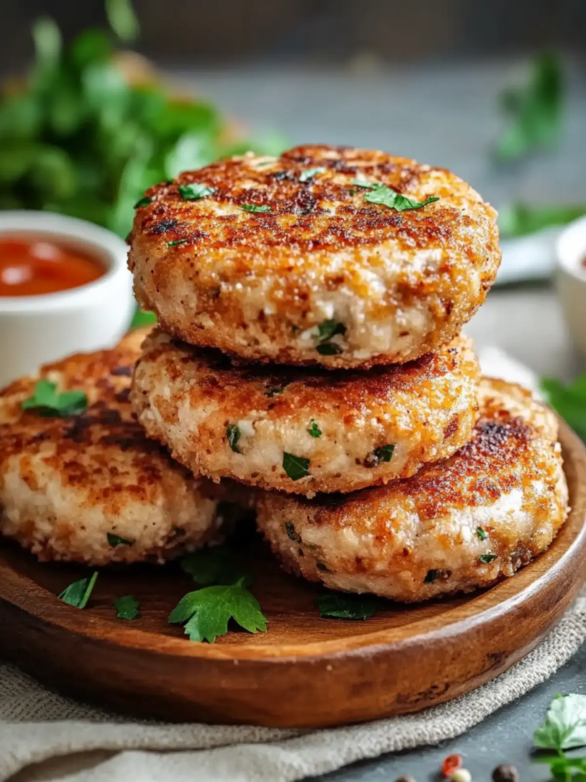 Crispy Outside, Juicy Inside Chicken Patties for Pure Bliss 4 Crispy Outside, Juicy Inside Chicken Patties