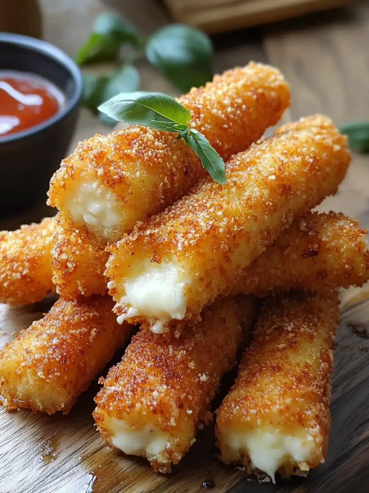 Perfectly Crispy Oven-Baked Mozzarella Sticks Made Easy 2 Perfectly Crispy Oven-Baked Mozzarella Sticks