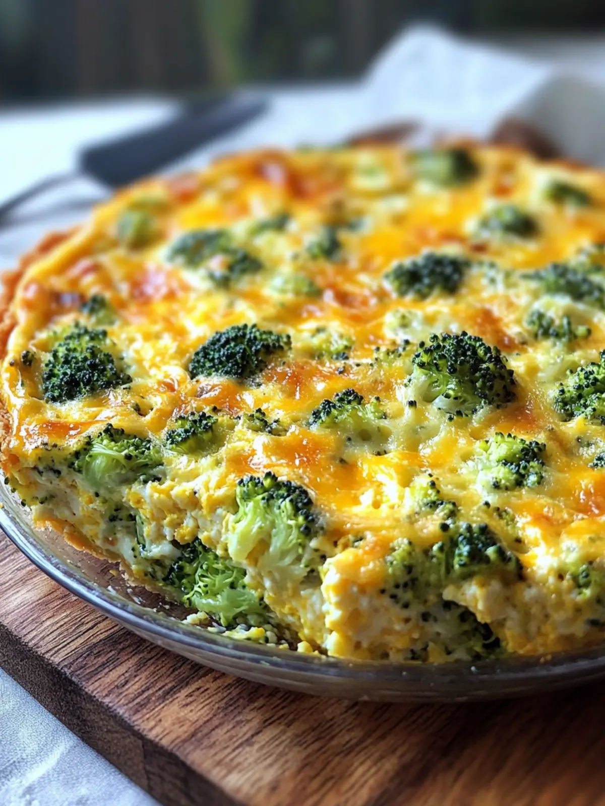 Broccoli & Cheddar Crustless Quiche: Easy, Delicious Brunch Delight 2 Broccoli & Cheddar Crustless Quiche