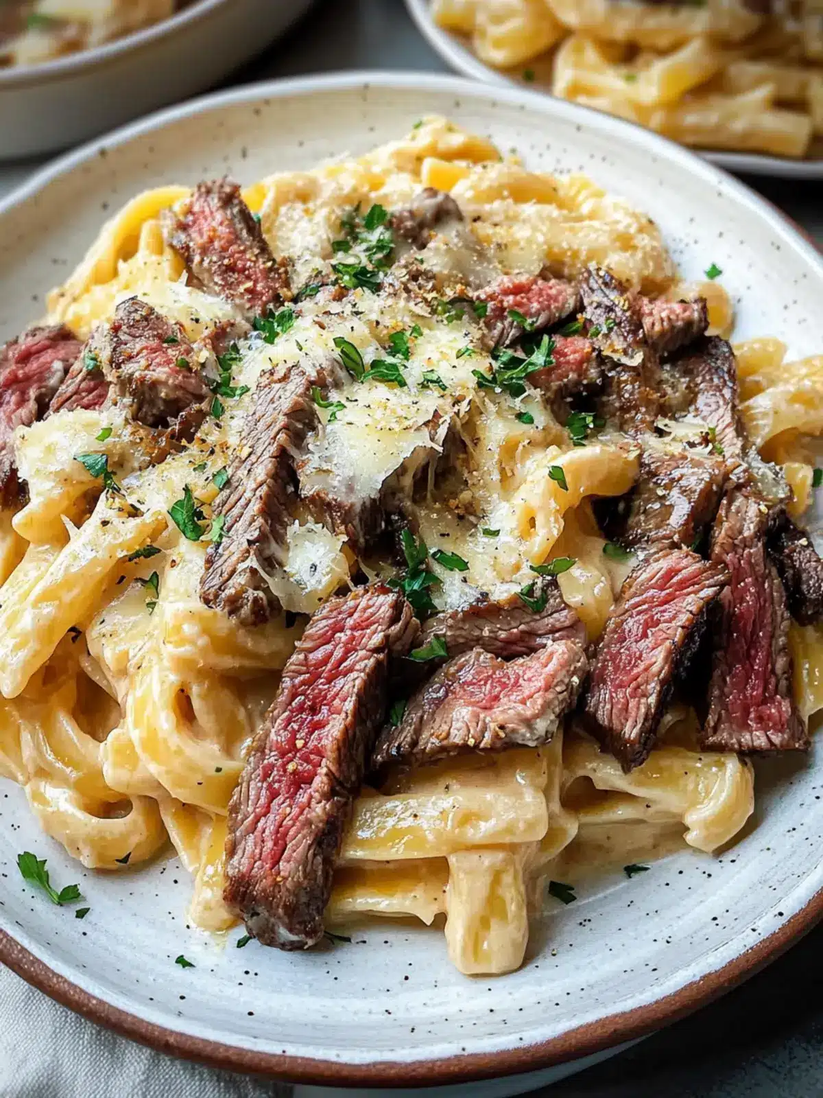 Creamy Steak Pasta