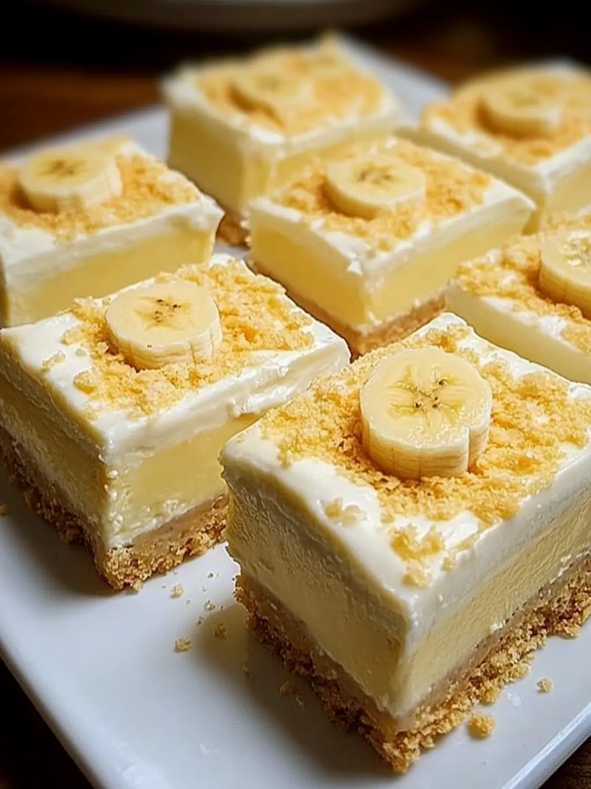 Irresistible Banana Pudding Cheesecake Bars You Need to Try 3 Banana Pudding Cheesecake Bars
