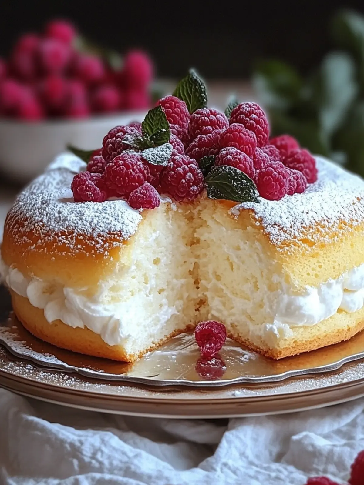 Cloud Cake with Yogurt