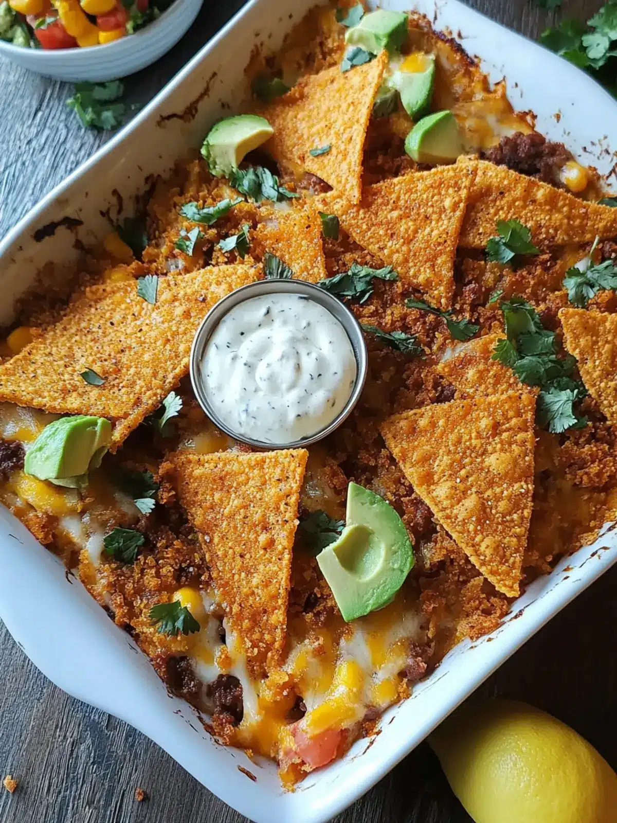 Taco Doritos Casserole: A Flavorful Family Favorite Delight 2 Taco Doritos Casserole