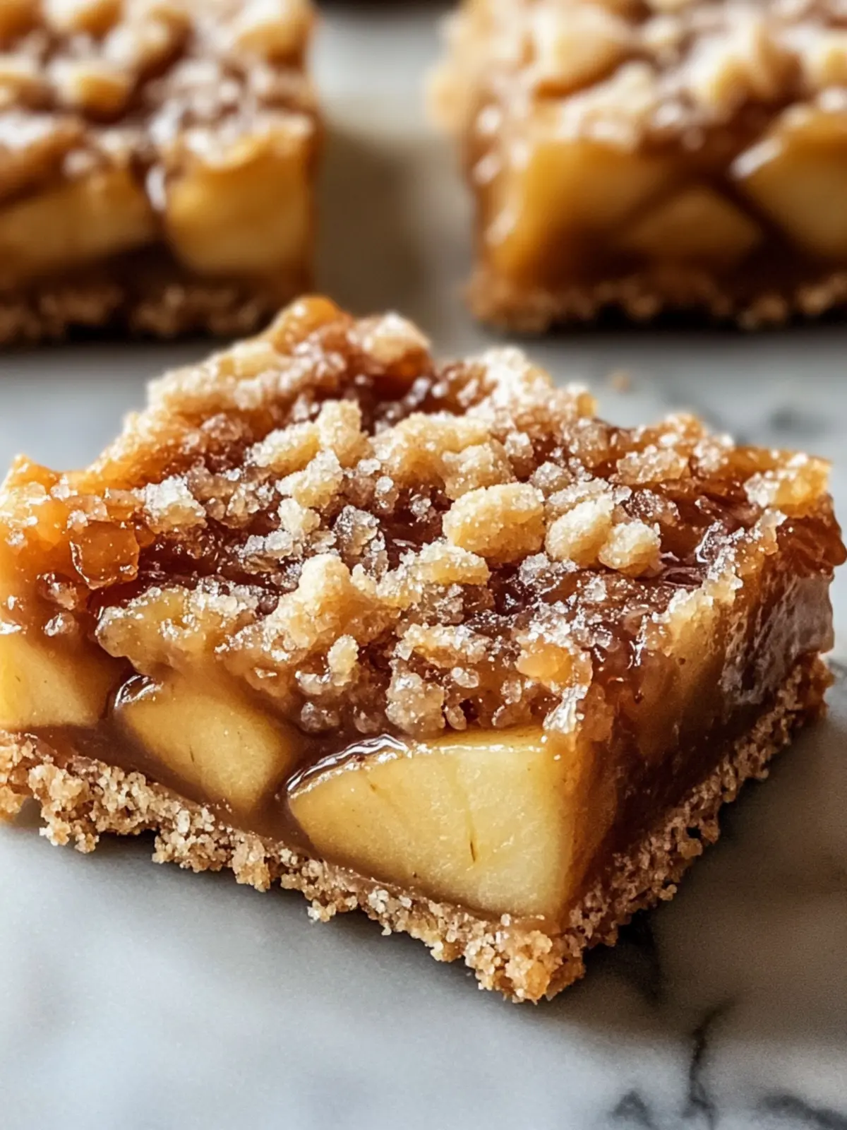 Savory Salted Caramel Crisp Apple Bars to Satisfy Your Cravings 4 SALTED CARAMEL CRISP APPLE BARS