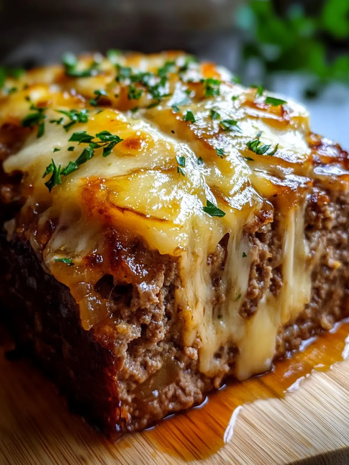 Crockpot French Onion Meatloaf with Melted Swiss Bliss 3 Crockpot French Onion Meatloaf with Melted Swiss Cheese