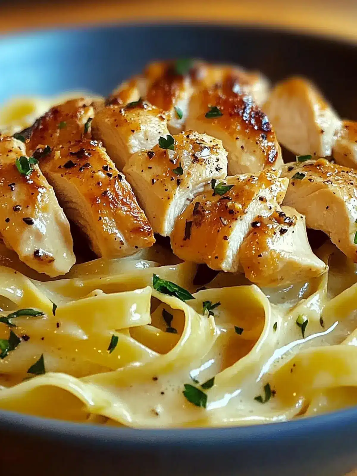 Chicken with Buttered Noodles