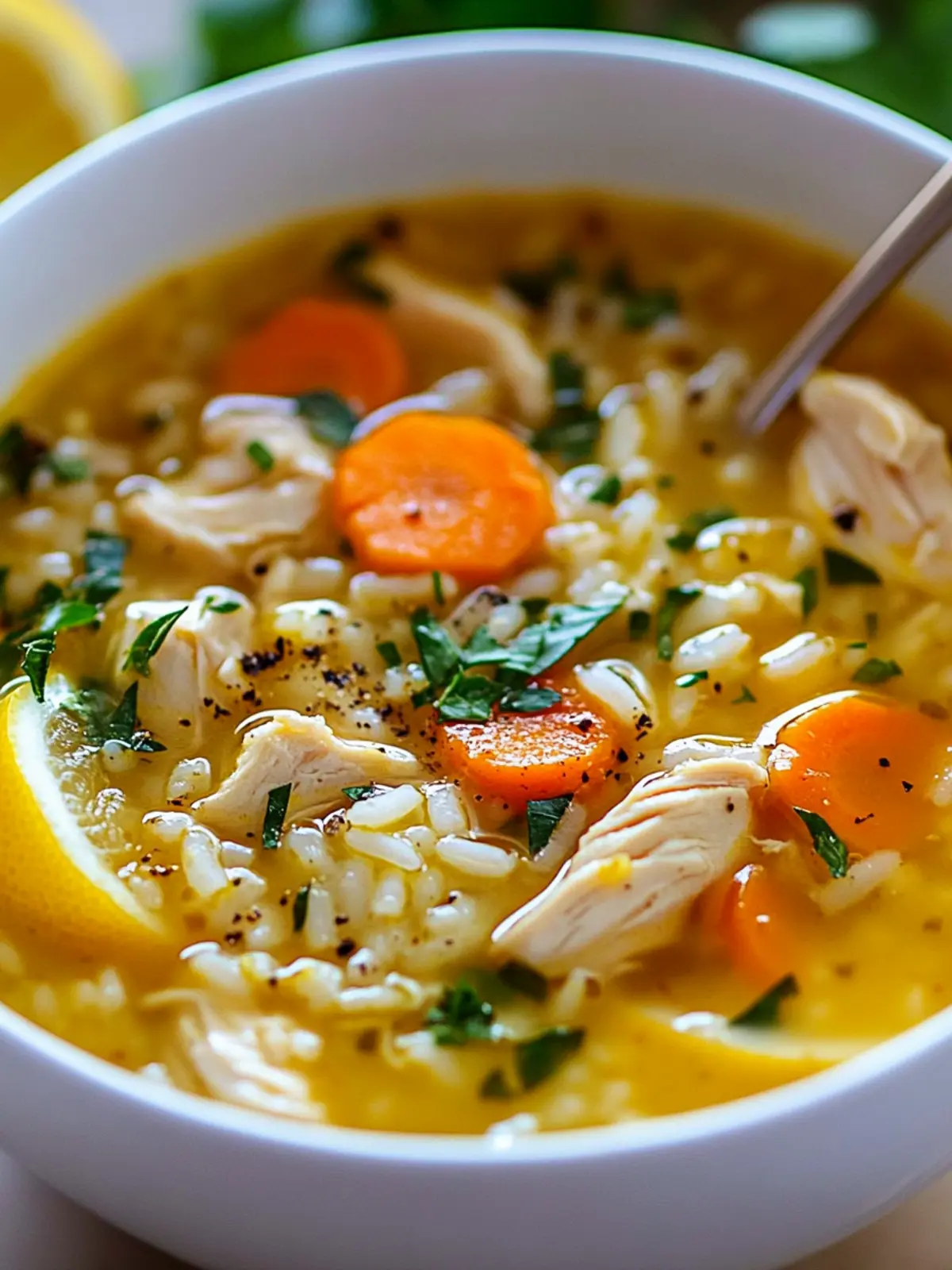 Revitalize Your Day with Anti-Inflammatory Lemon Ginger Soup 4 Anti-Inflammatory Lemon Ginger Turmeric Soup with Chicken & Rice