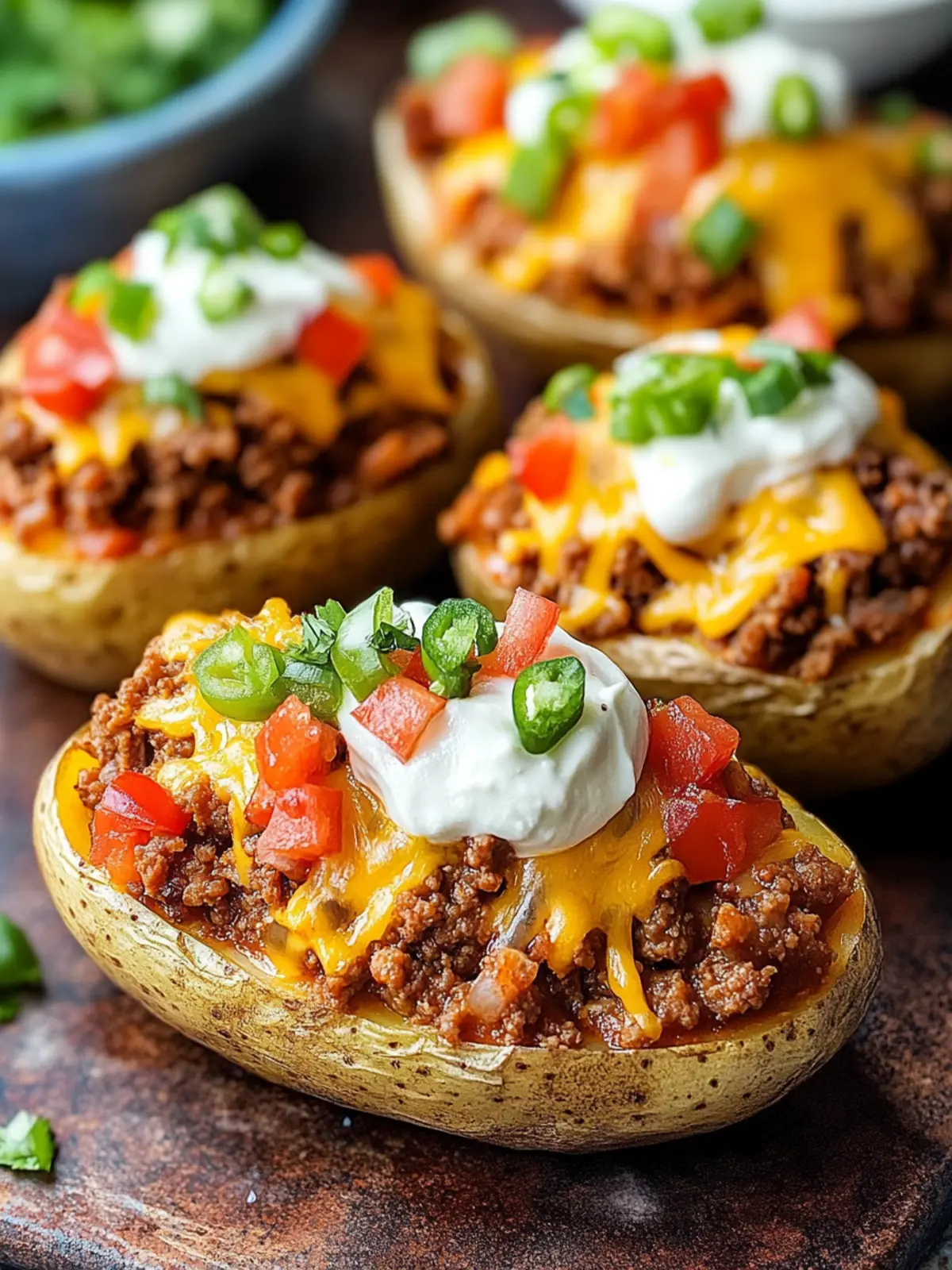 Double Stuffed Taco Potatoes for a Flavor Explosion at Home 3 Double Stuffed Taco Potatoes