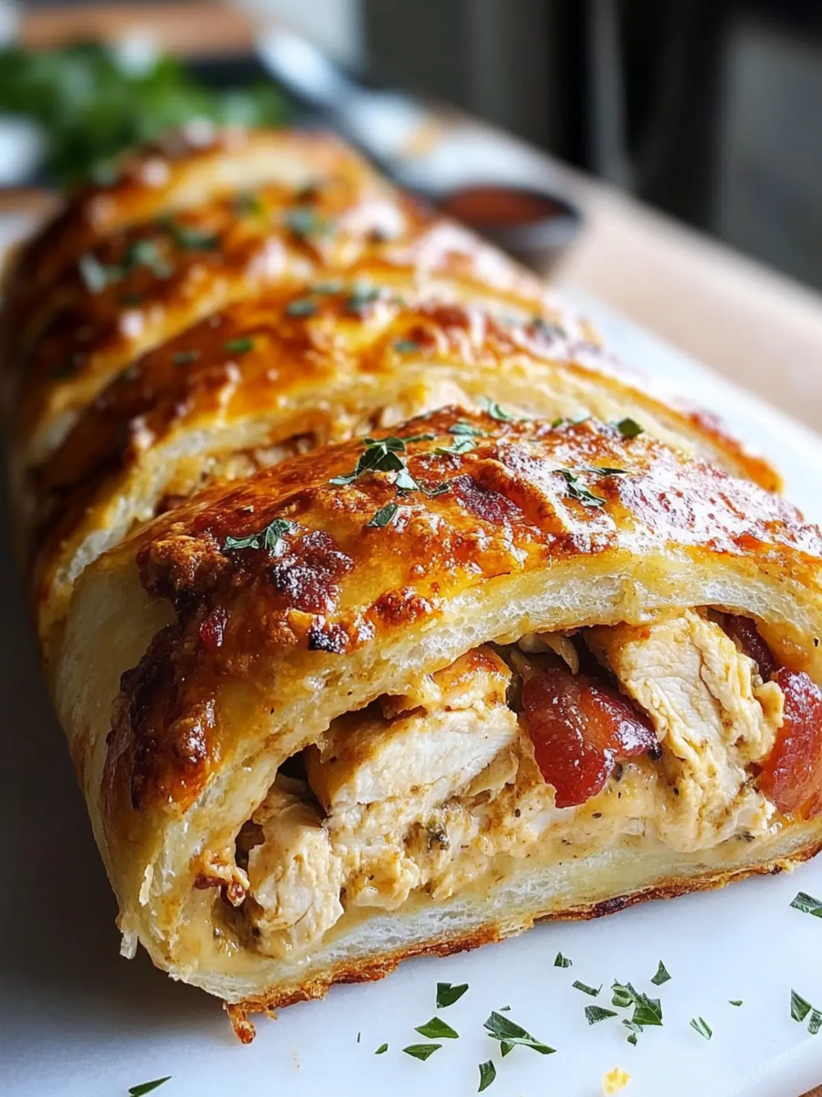 Savory Chicken Bacon Ranch Stromboli for Cozy Nights 2 Chicken Bacon Ranch Stromboli