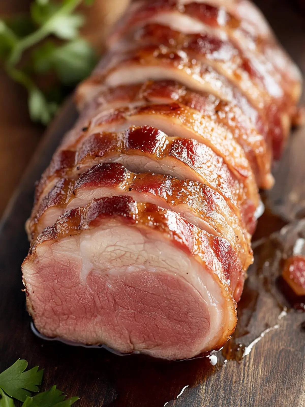 Bacon Brown Sugar Pork Tenderloin