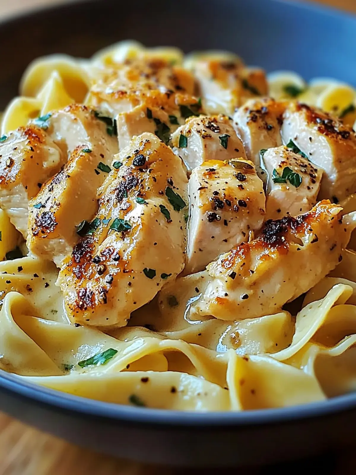 Chicken with Buttered Noodles