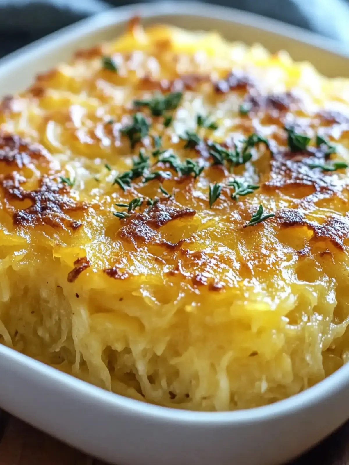 Creamy Spaghetti Squash Au Gratin Effortless Casserole Bliss 3 Spaghetti Squash Au Gratin Easy Creamy Casserole