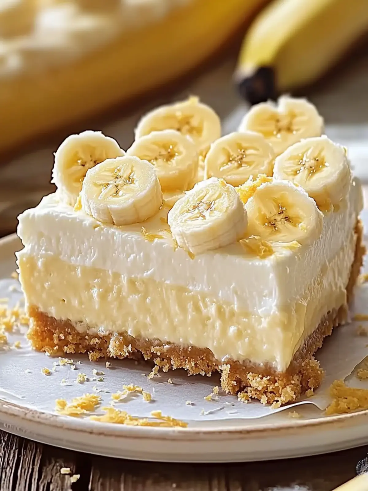 Decadent Creamy Banana Pudding Cheesecake You ll Love 2 Creamy Banana Pudding Cheesecake