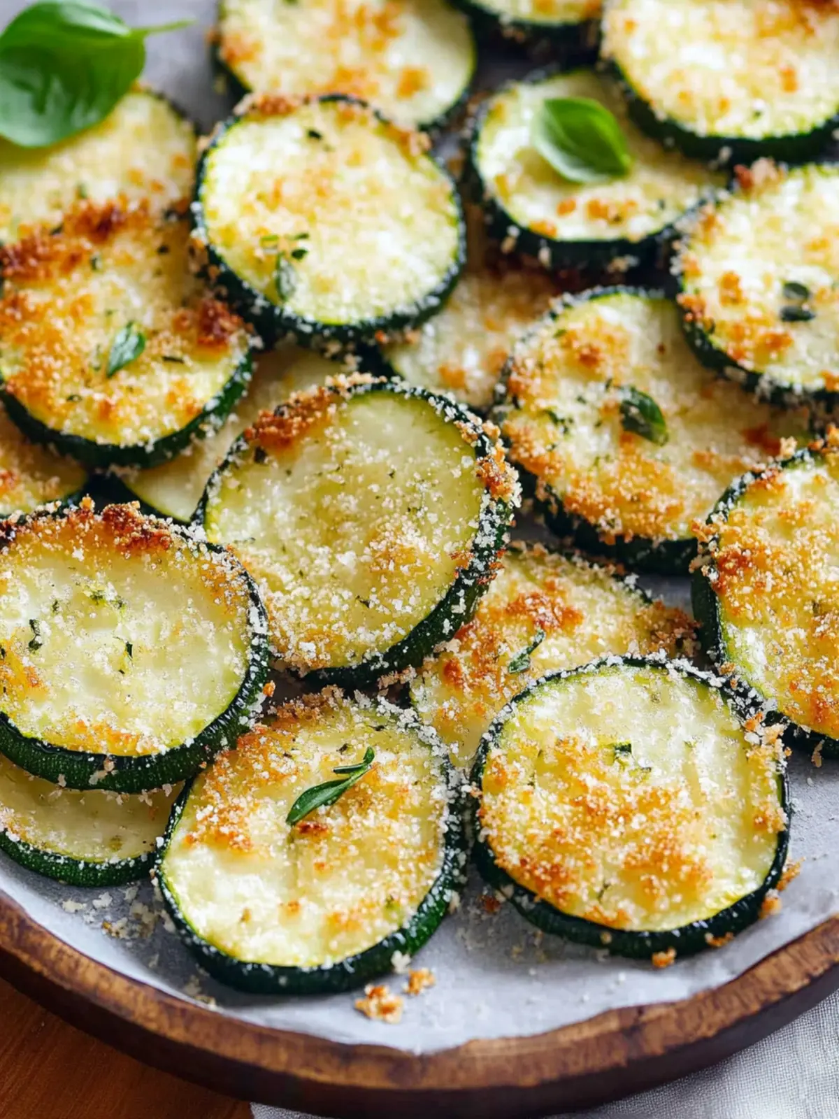 Crispy Parmesan Zucchini Rounds Recipe That Wow Your Tastebuds 2 Crispy Parmesan Zucchini Rounds Recipe