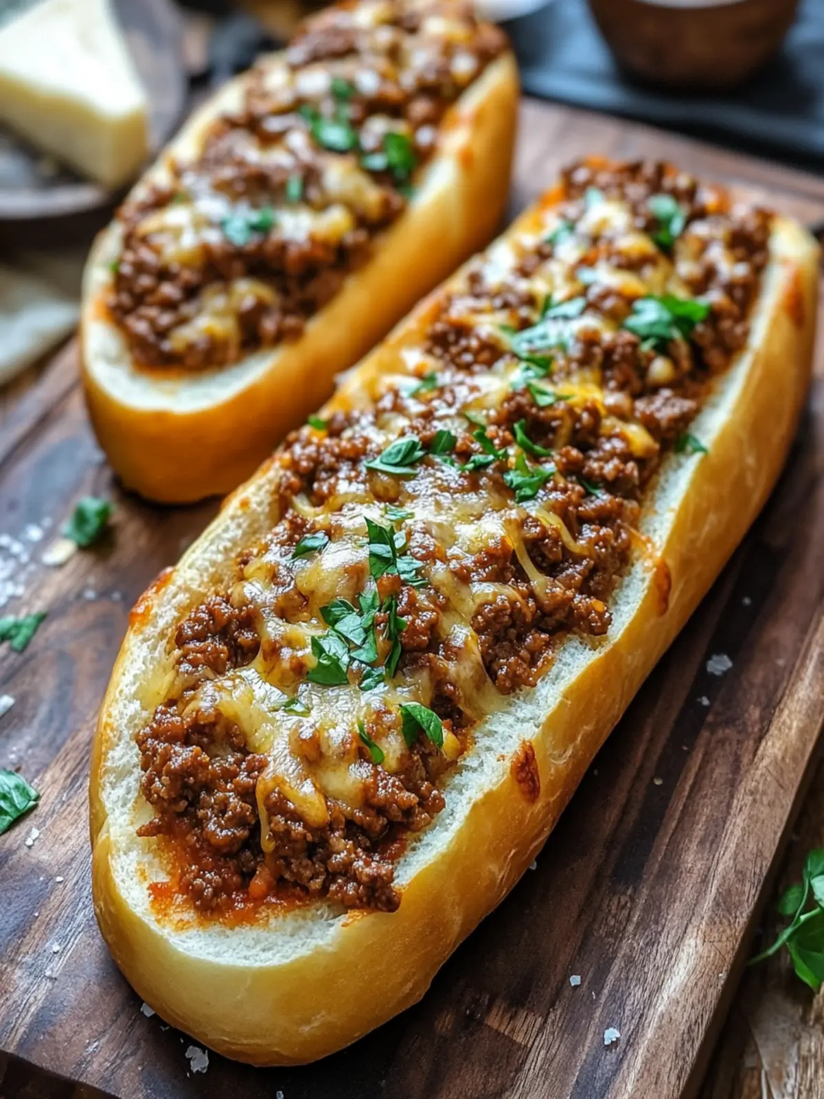 Cheesy Sloppy Joe Garlic Bread That Will Wow Your Taste Buds 4 Cheesy Sloppy Joe Garlic Bread