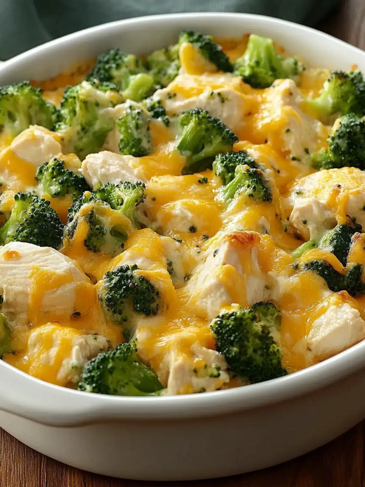 Low-Carb Cheesy Chicken & Broccoli Bake