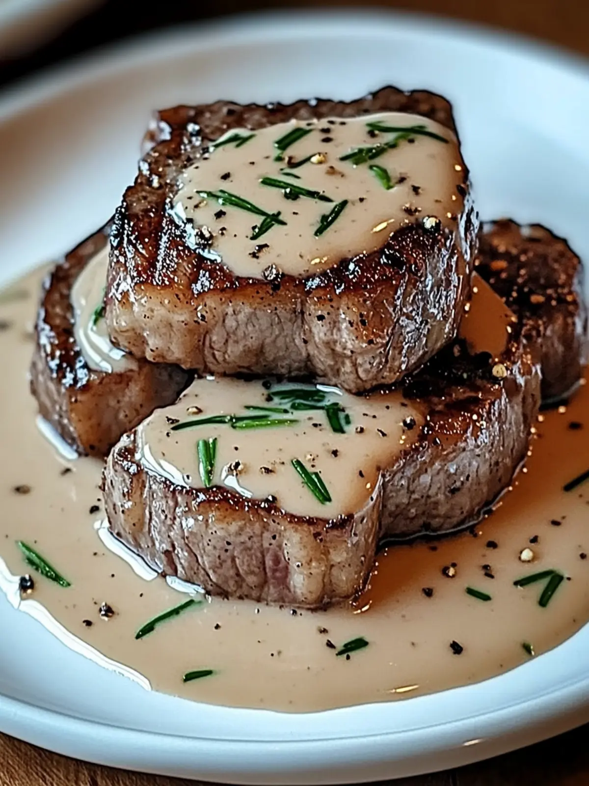 Savory Peppercorn Steak with Creamy Sauce to Impress Tonight 2 Peppercorn Steak with Creamy Sauce