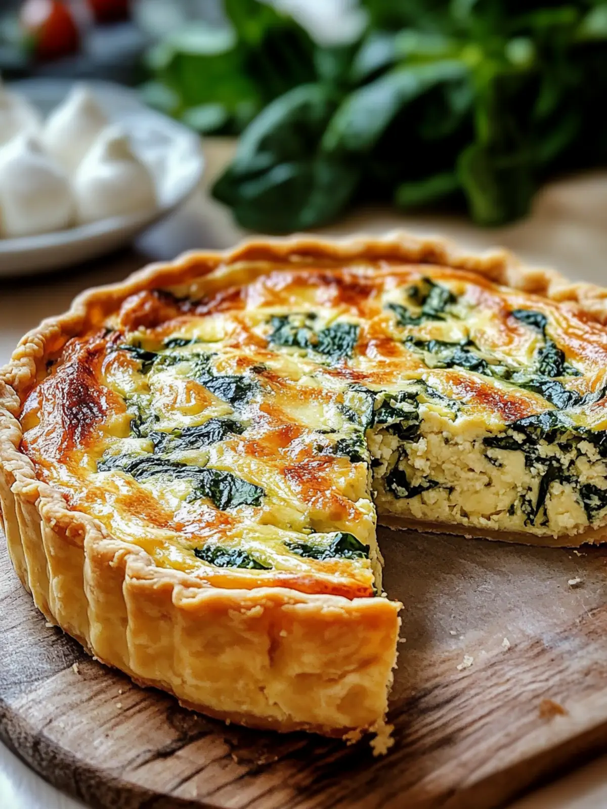 Cottage Cheese Spinach Quiche for a Wholesome Brunch Delight 3 Cottage Cheese Spinach Quiche