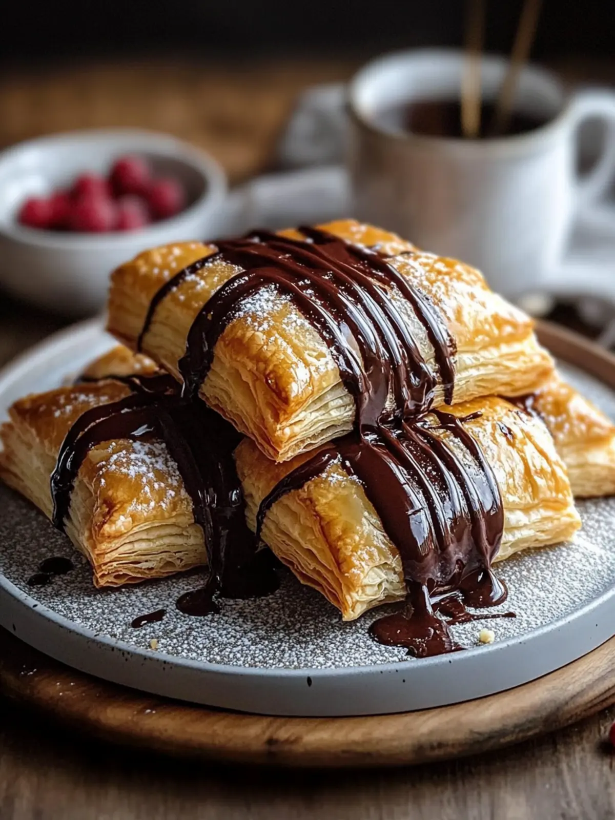 Delicious Chocolate Puff Pastry