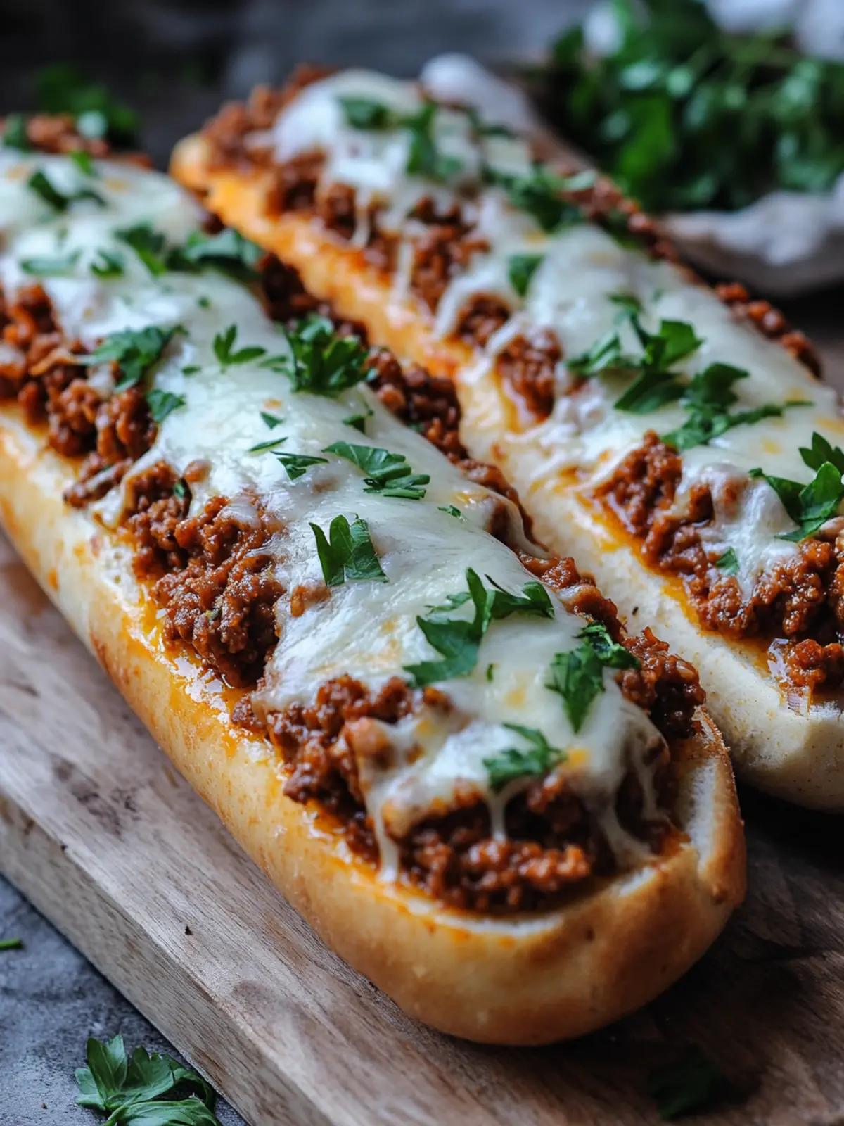 Cheesy Sloppy Joe Garlic Bread: The Ultimate Comfort Food Fix 4 Cheesy Sloppy Joe Garlic Bread