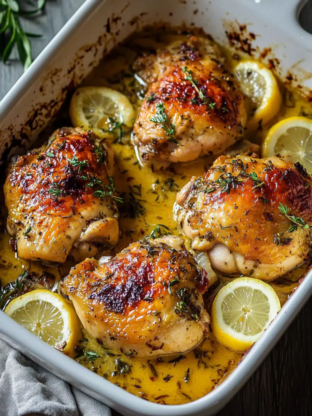 Baked Lemon Butter Chicken