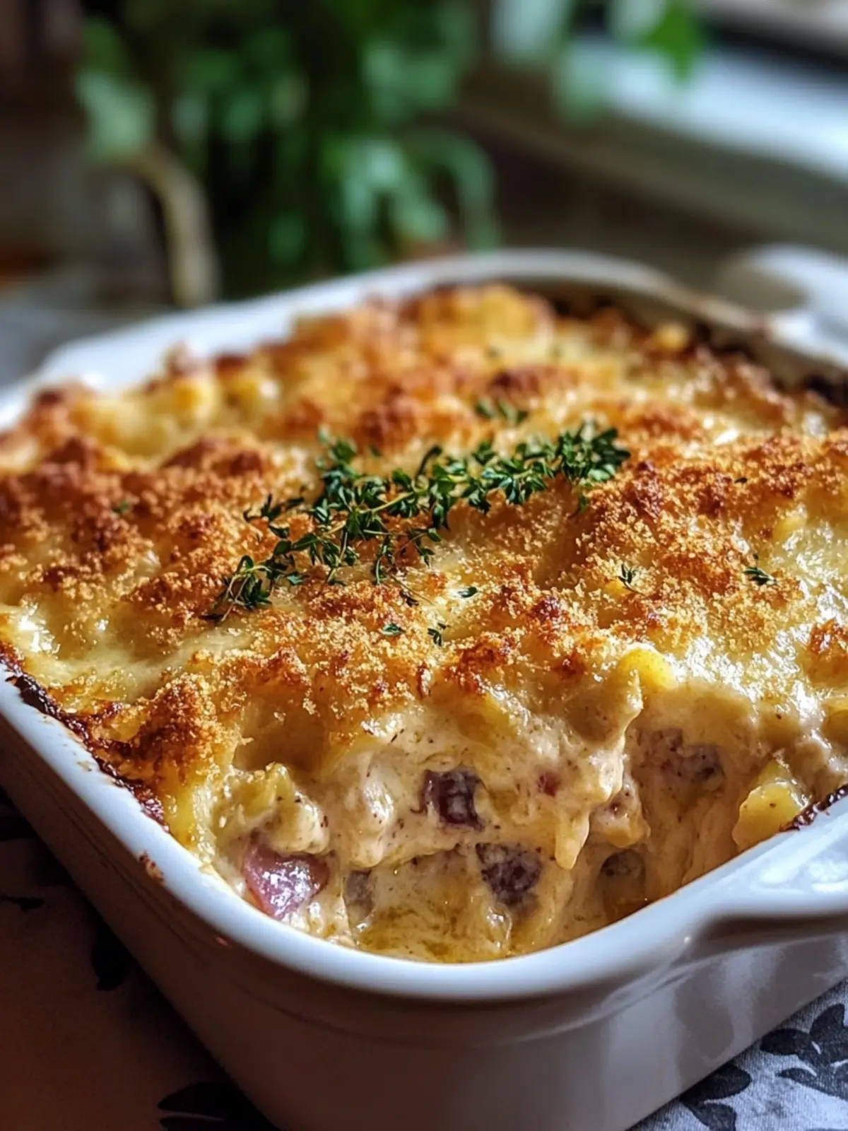 Chicken Cordon Bleu Casserole