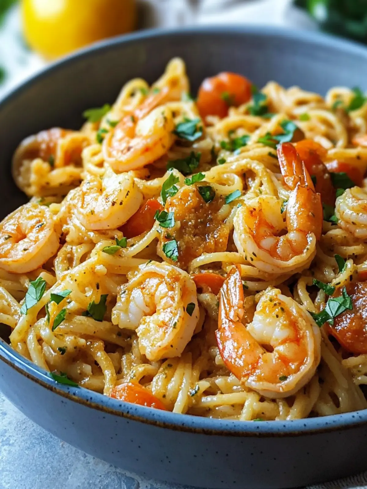 Jerk Shrimp Pasta
