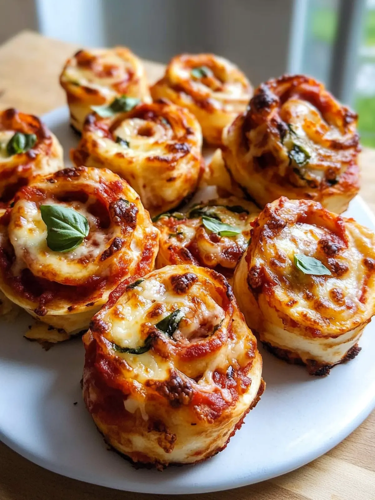 Irresistible Pizza Pinwheels: Flaky, Cheesy, and Customizable! 2 pizza pinwheels