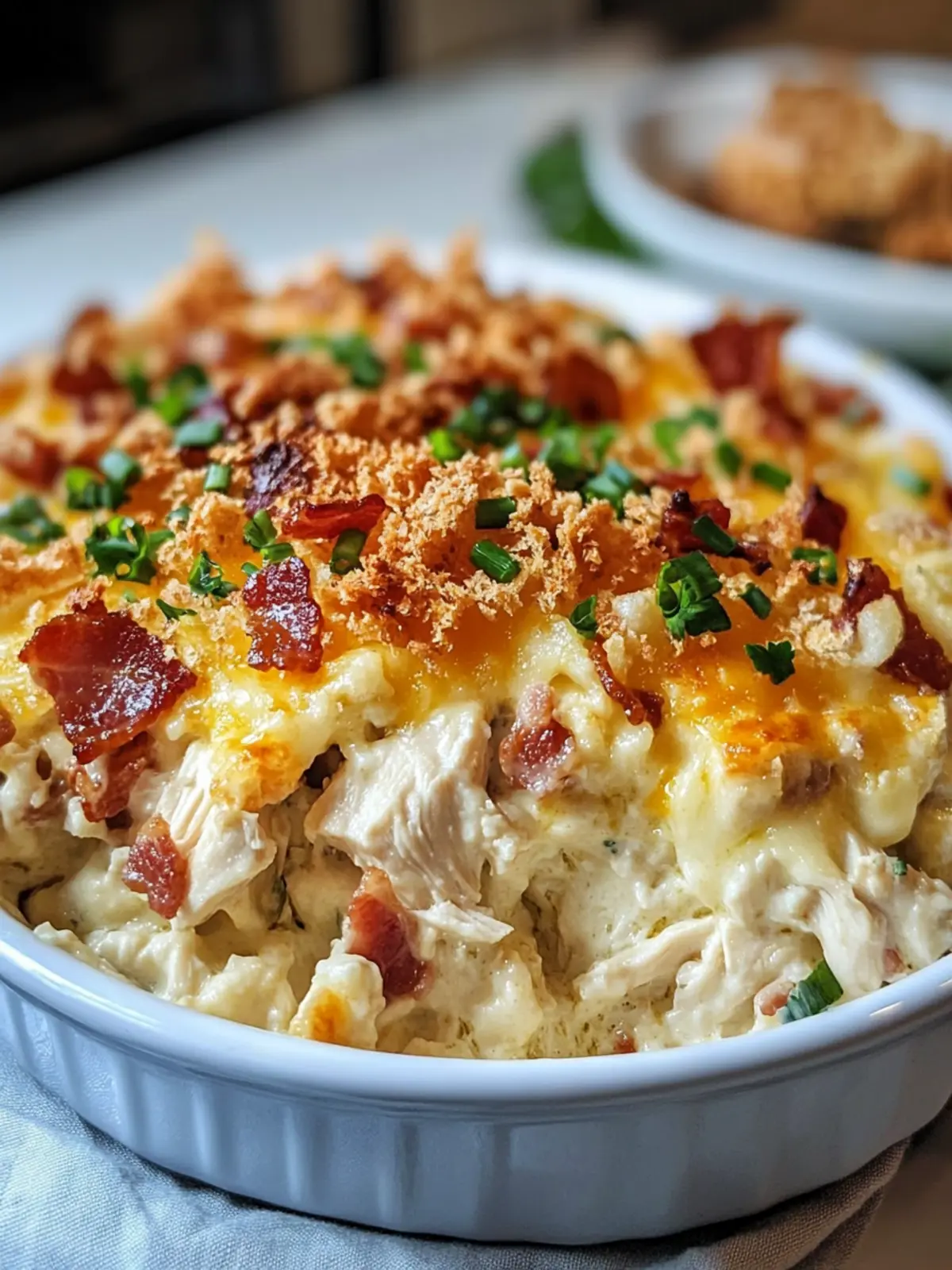 Chicken Bacon Ranch Casserole