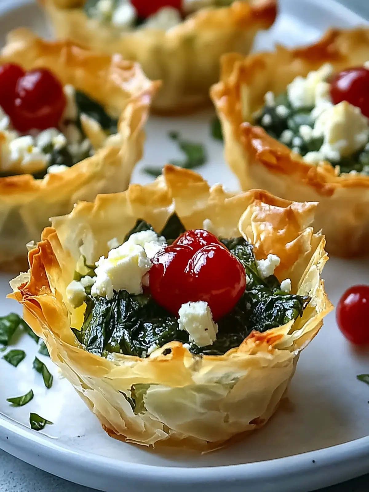 Spinach and Feta Phyllo Cups That Wow Every Dinner Guest 4 Spinach and Feta Phyllo Cups