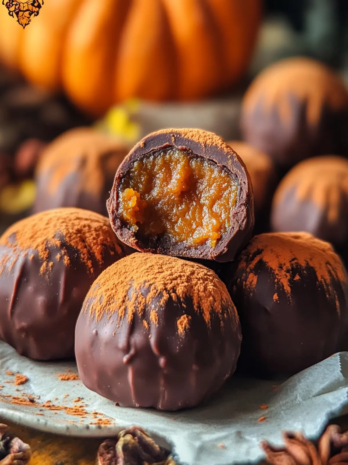 Indulge in No-Bake Pumpkin Spice Vegan Truffles Today 3 No-Bake Pumpkin Spice Vegan Truffles