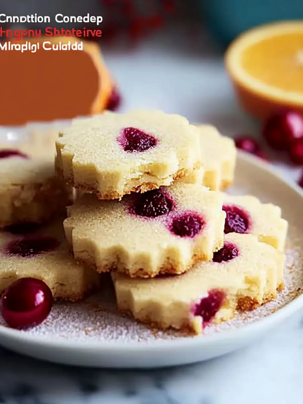 Cranberry Orange Shortbread Cookies that Dazzle Your Holidays 4 Cranberry Orange Shortbread Cookies | Holiday Treat Recipe