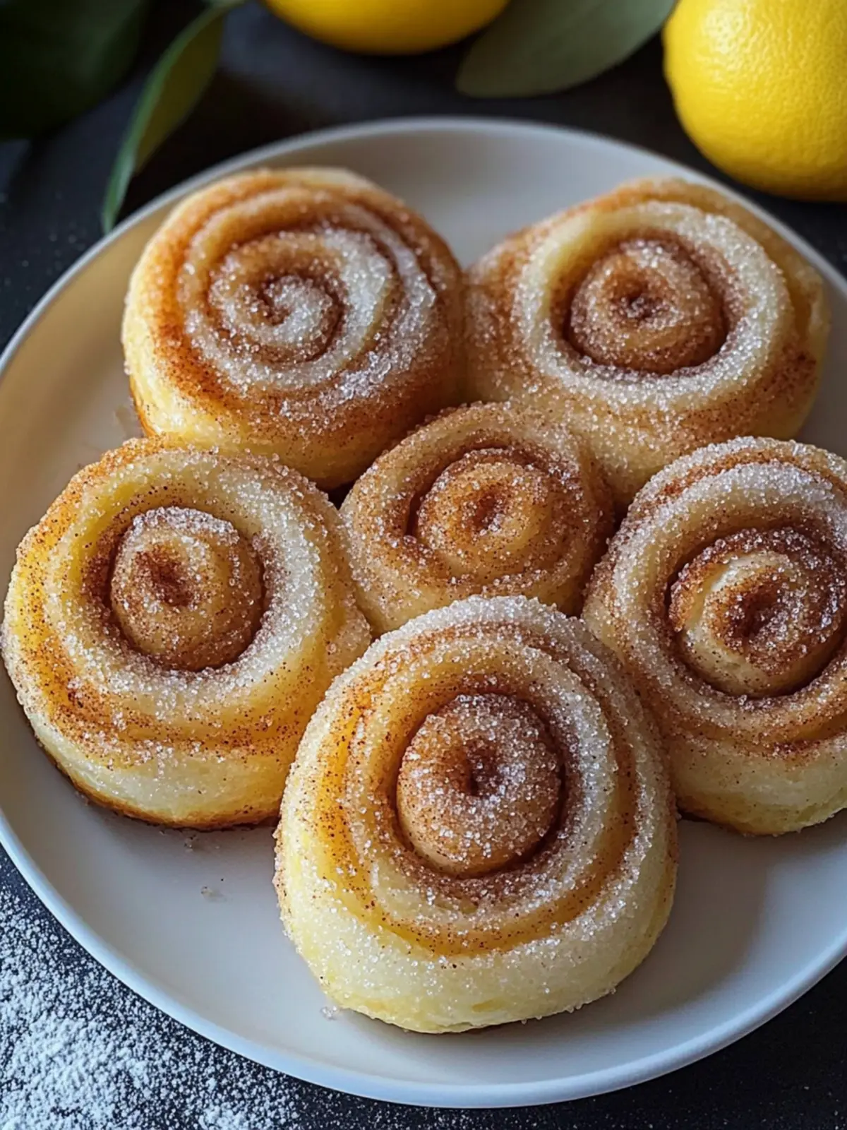 Irresistible Cinnamon Sugar Rolls with Zesty Lemon Cream 3 Cinnamon Sugar Rolls with Lemon Cream