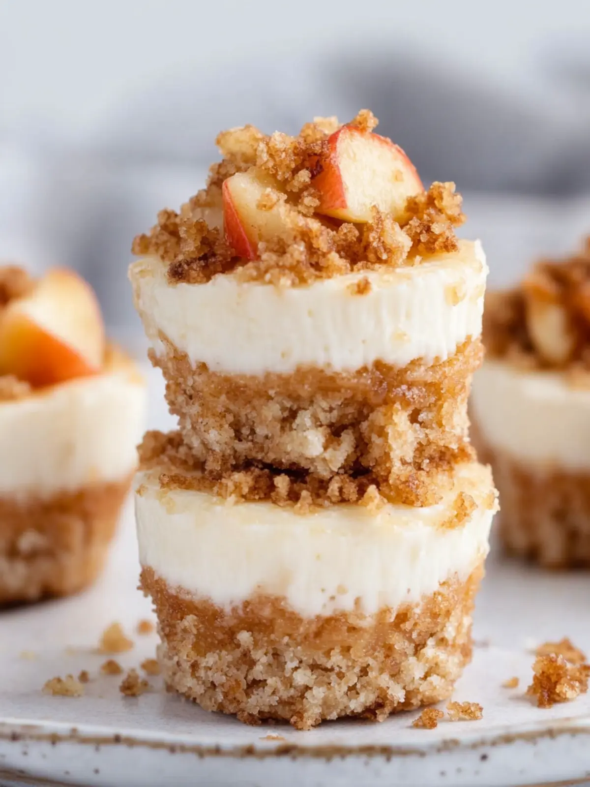 Mini Apple Crisp Cheesecakes That Wow in Every Bite 4 Mini Apple Crisp Cheesecakes